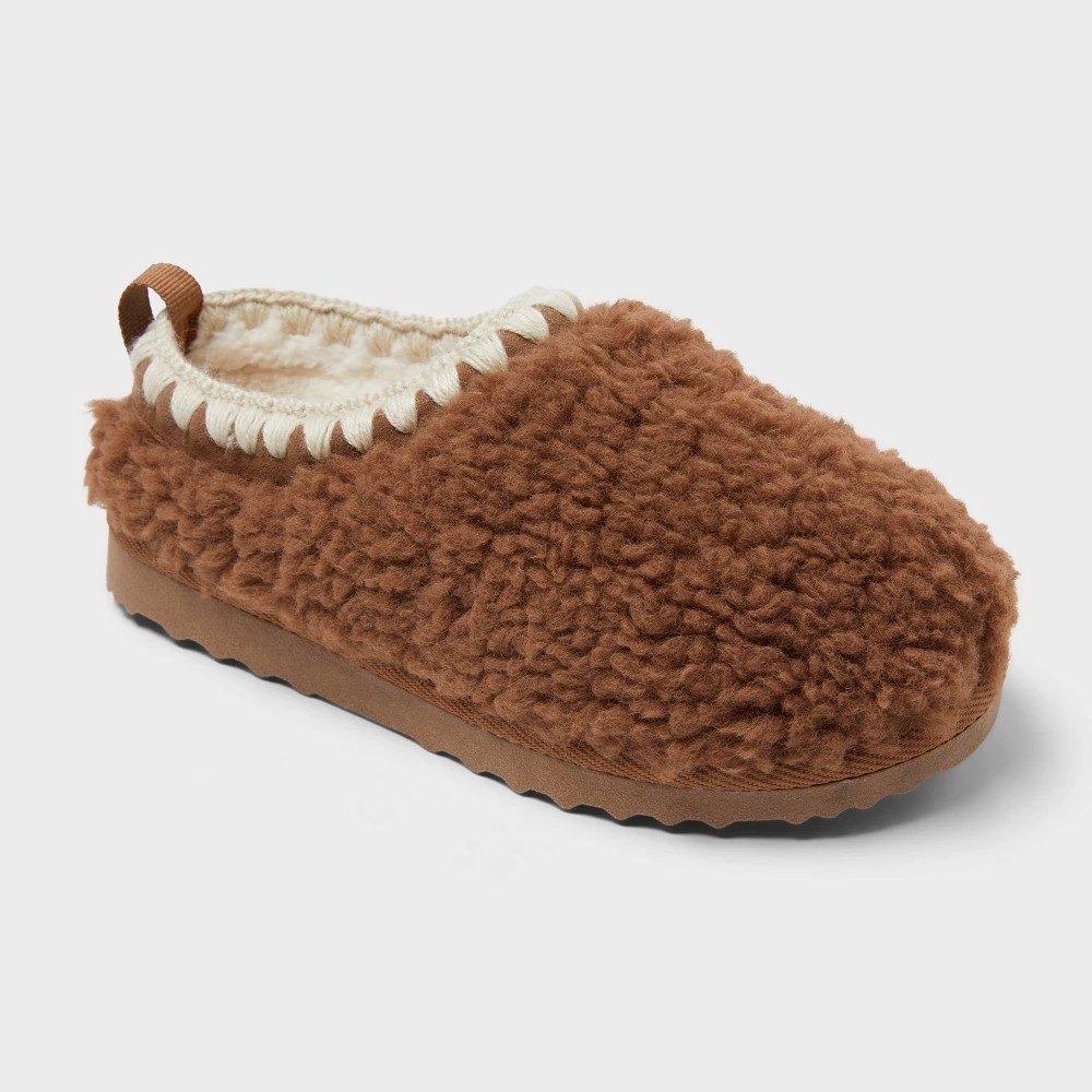 Kids Cat & Jack Nola Clog Slippers Tan Size 1 New With Tags